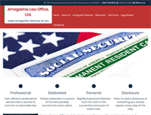 Tablet Screenshot of immigration-law-office.com